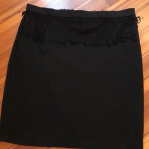 Vintage Fringe Mini Skirt